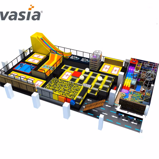 Fornecedor verificado Adventure Play Park Big Games Playlands Trampolim Park