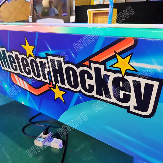 Esporte tamanho completo mesa de hóquei de ar operado por moeda arcade venda clássico elétrico máquina de jogo de loteria de gelo
